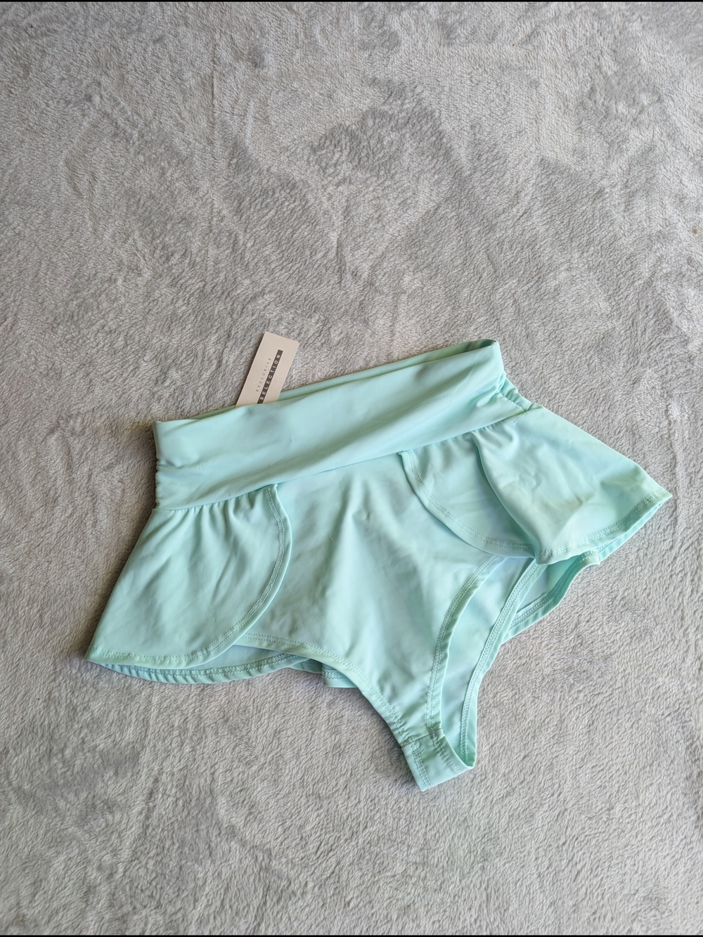CBR Mint Green Athletic Skirted Shorts